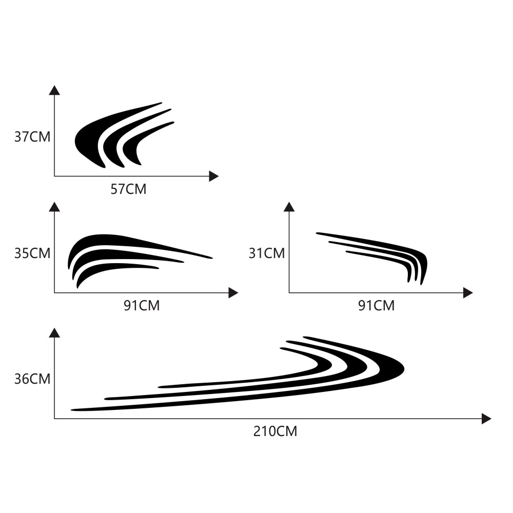 8pcs-Stripes-Stickers-Side-Body-Decals-Universal-For-Car-Truck-Camper-Horse-RV-Van-Motorhome-Caravan-1727445