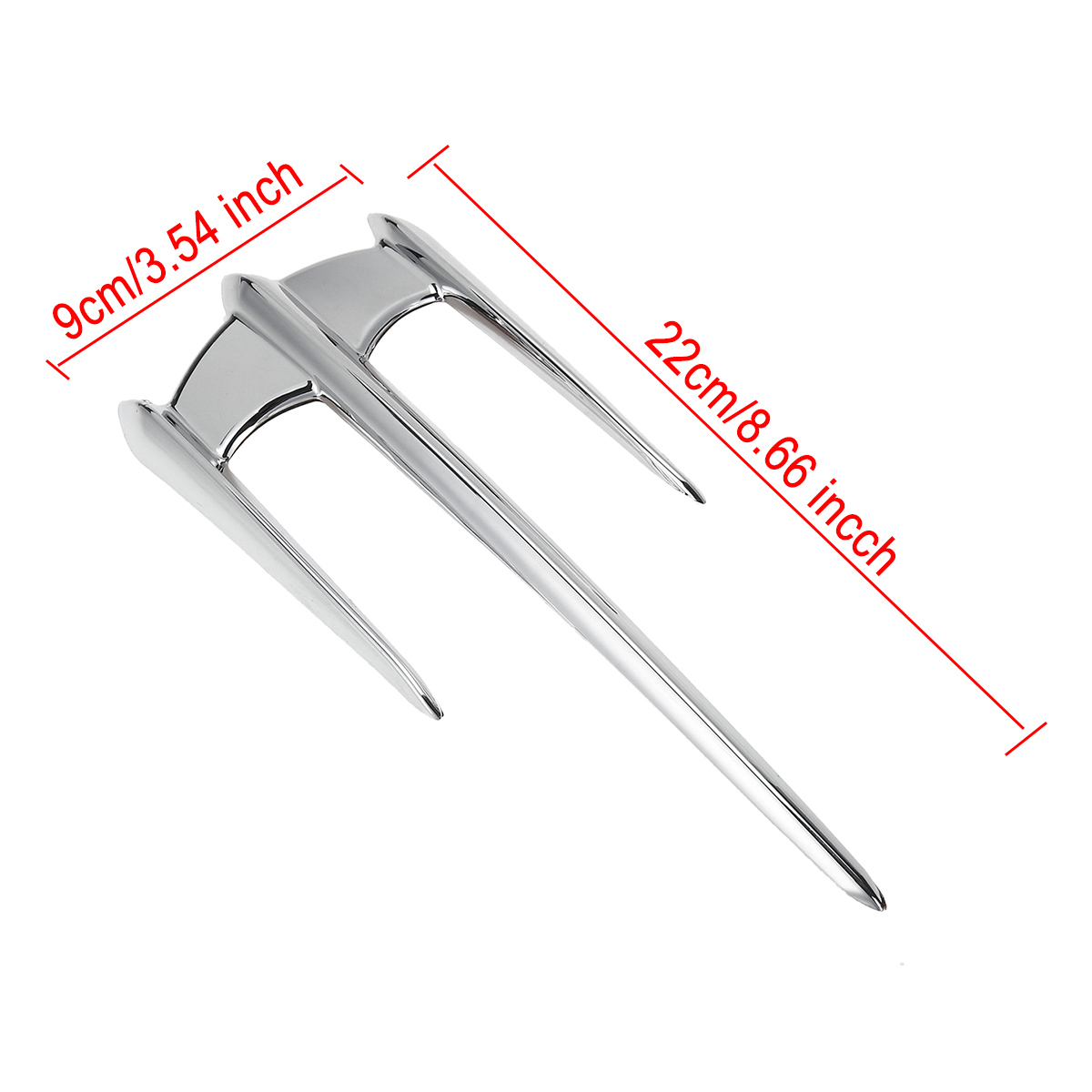 Motorcycle-Front-Fender-Tip-Trim-For-Honda-Goldwing-GL1800-2001-2015-Chrome-1656892