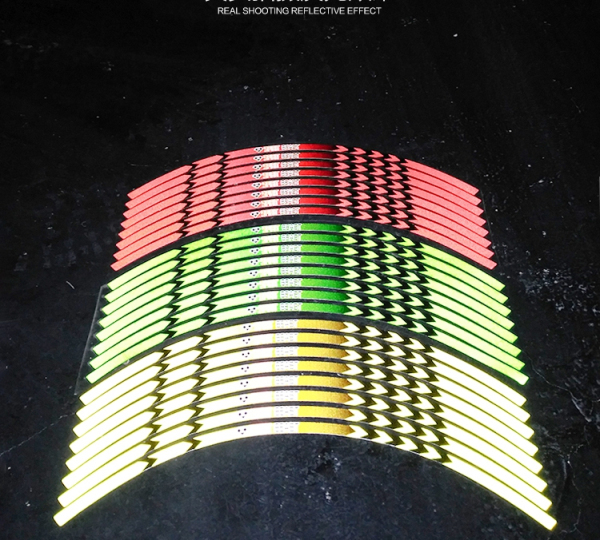 Motorcycle-Rim-Stripe-Wheel-Decals-Reflective-Tape-Bike-Car-Sticker-GreenRedYellow-Universal-1160056