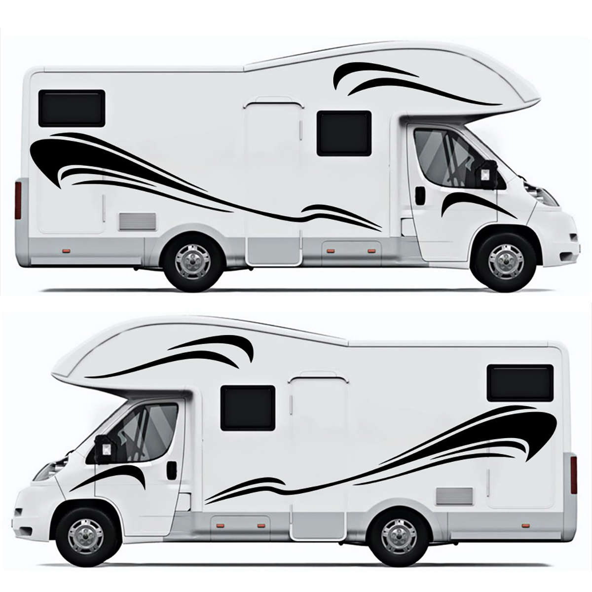 Motorhome-Stripes-Camper-Van-Horsebox-Caravan-RV-Decals-Sticker-Graphic-1734679