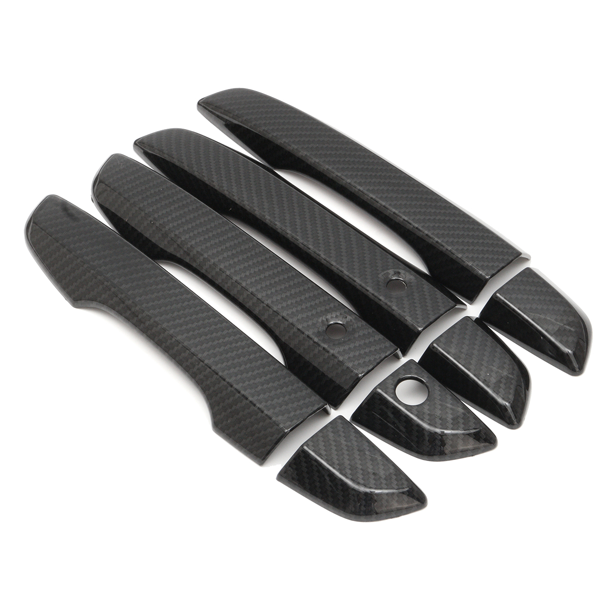 4PCS-Carbon-Fiber-Style-Exterior-Door-Handle-Cover-Trim-For-Honda-Civic-16-17-1180540