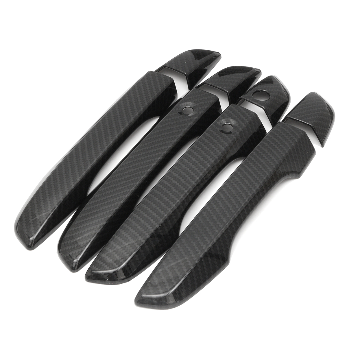 4PCS-Carbon-Fiber-Style-Exterior-Door-Handle-Cover-Trim-For-Honda-Civic-16-17-1180540