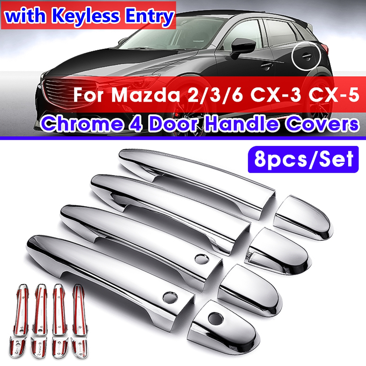 8Pcs--Set-ABS-Chrome-4-Car-Door-Handle-Covers-With-Keyless-For-Mazda-236-CX-3-CX-5-1613761