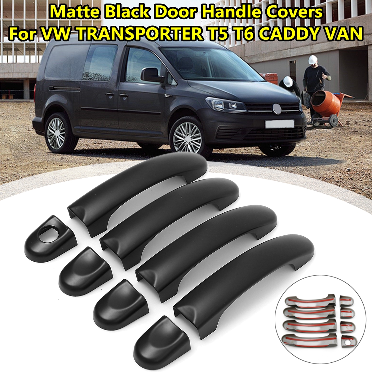 8Pcs-Set-Matte-Black-Exterior-Door-Handle-Cover-For-VW-Transporter-T5-T6-Caddy-Van-1709505