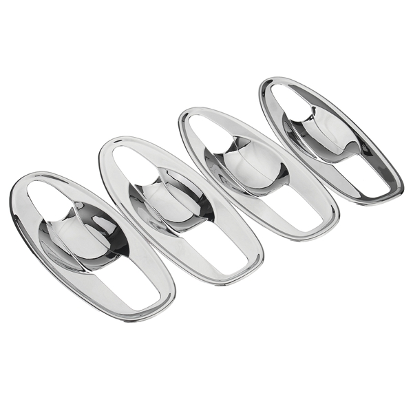 Car-Door-Handle-Bowl-Covers-Trim-Inserts-Chrome-for-NISSAN-ROGUE-2014-2015-2016-1065842