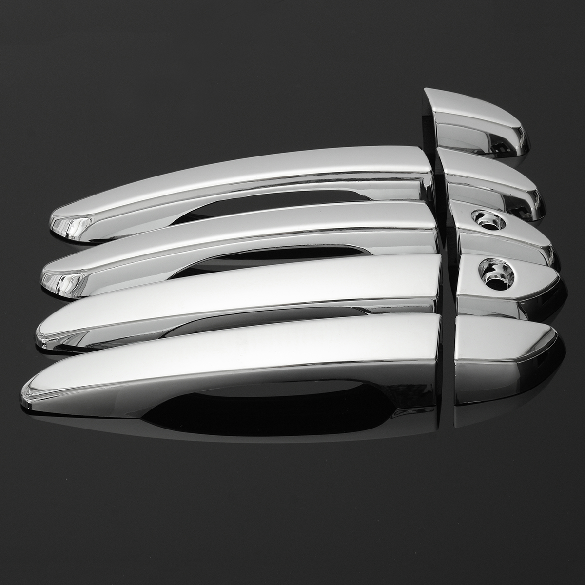 Chrome-Door-Catch-Handle-Cover-Molding-Garnish-Trim-For-HYUNDAI-2016-2017-Tucson-1121392