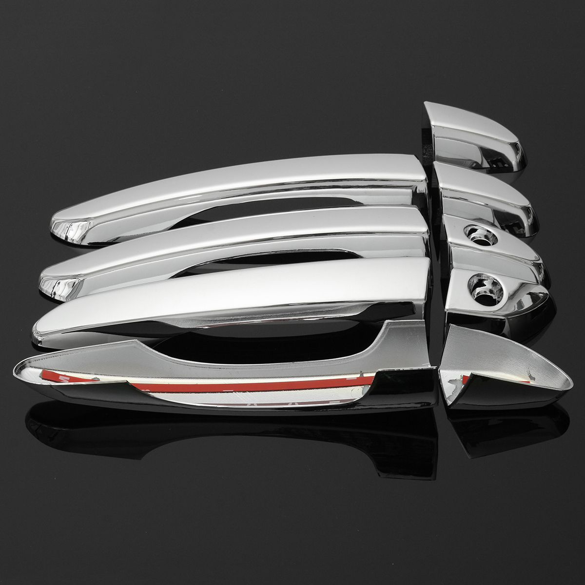 Chrome-Door-Catch-Handle-Cover-Molding-Garnish-Trim-For-HYUNDAI-2016-2017-Tucson-1121392
