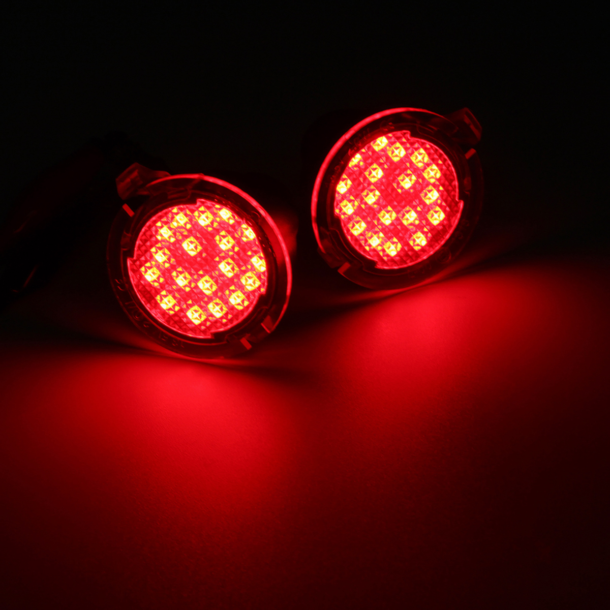 Pair-Red-LED-Side-View-Mirror-Puddle-Light-for-Ford-Edge-Mondeo-Focus-C-Max-Kuga-S-Max-1372776