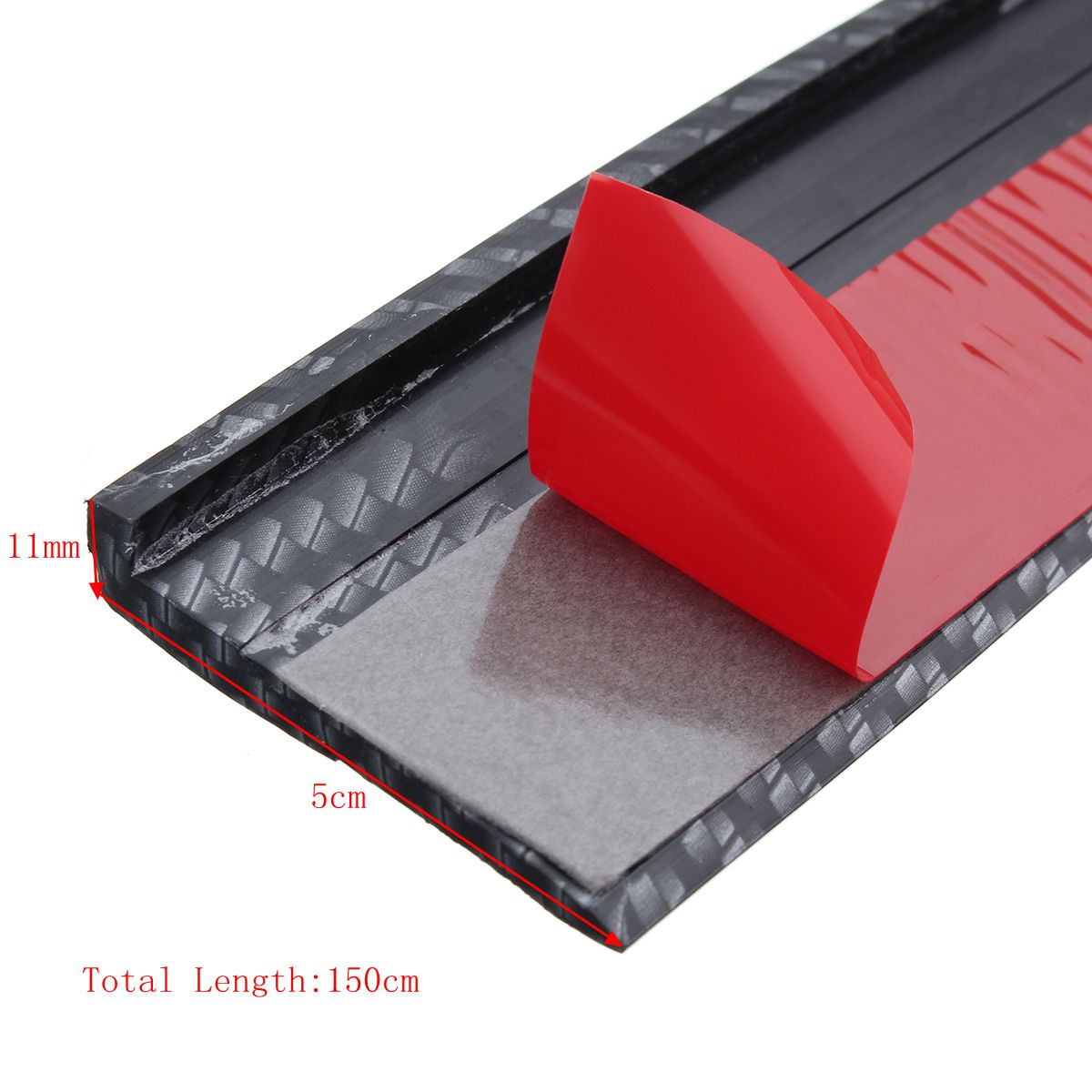 2pcs-150cm-Car-Fender-Flare-Extension-Wheel-Eyebrow-Moulding-Trim-Protector-Lip-Strip-1365607