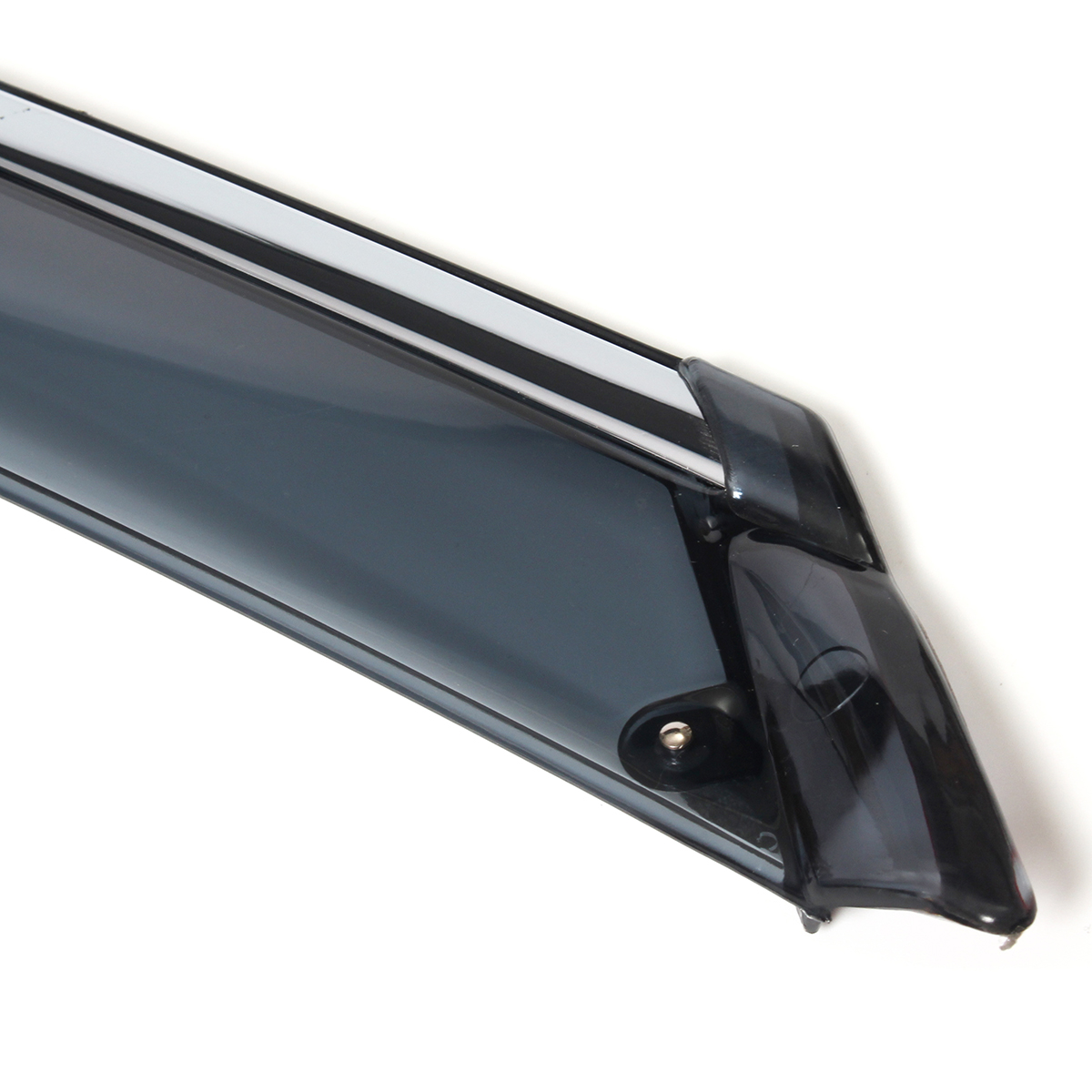 Smoke-Tinted-Sun-Rain-Shade-Window-Visor-W-Chrome-Trim-for-Infiniti-Q50-14-18-1724720