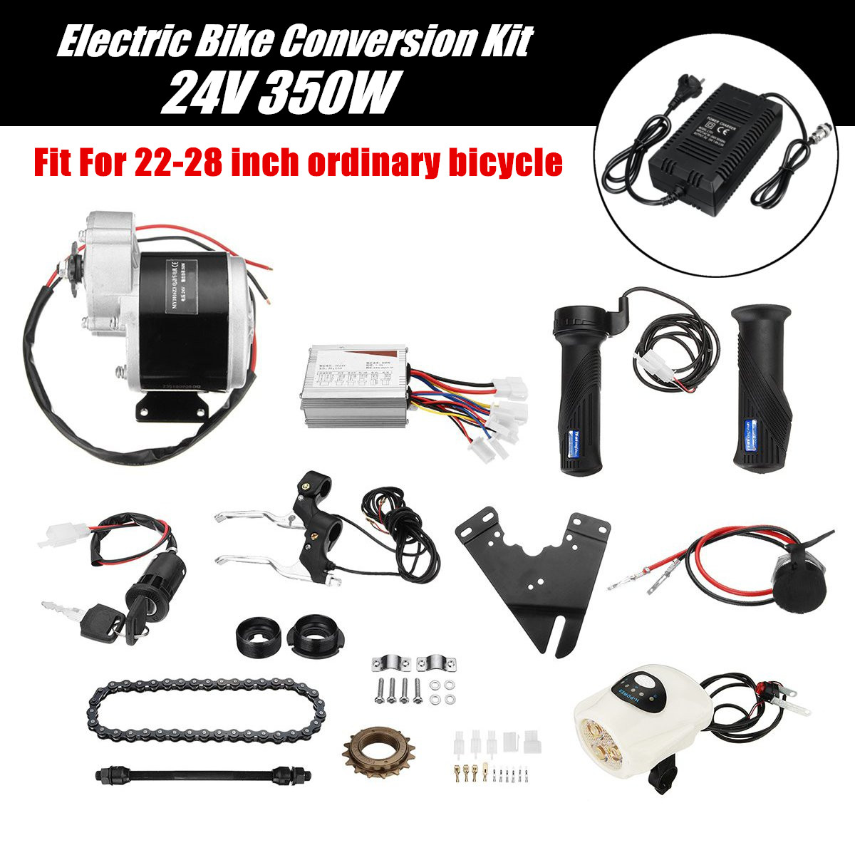 24V-350W-Electric-Bike-Scooter-Motorized-Motor-Controller-with-Charger-Conversion-Kit-1386584