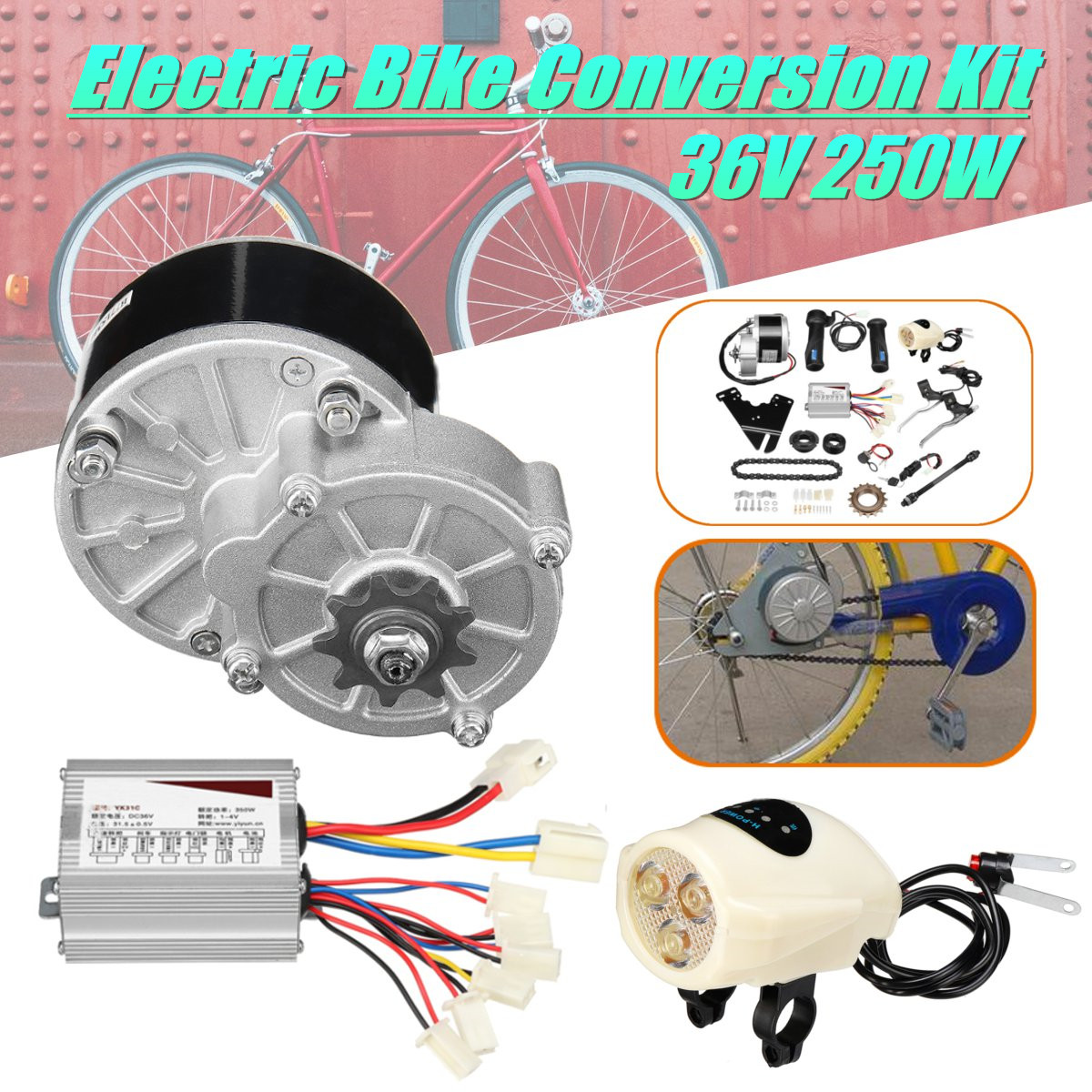36V-250W-Electric-Bike-Conversion-Scooter-Motor-Controller-Kit-For-22-28inch-Ordinary-Bike-1362369