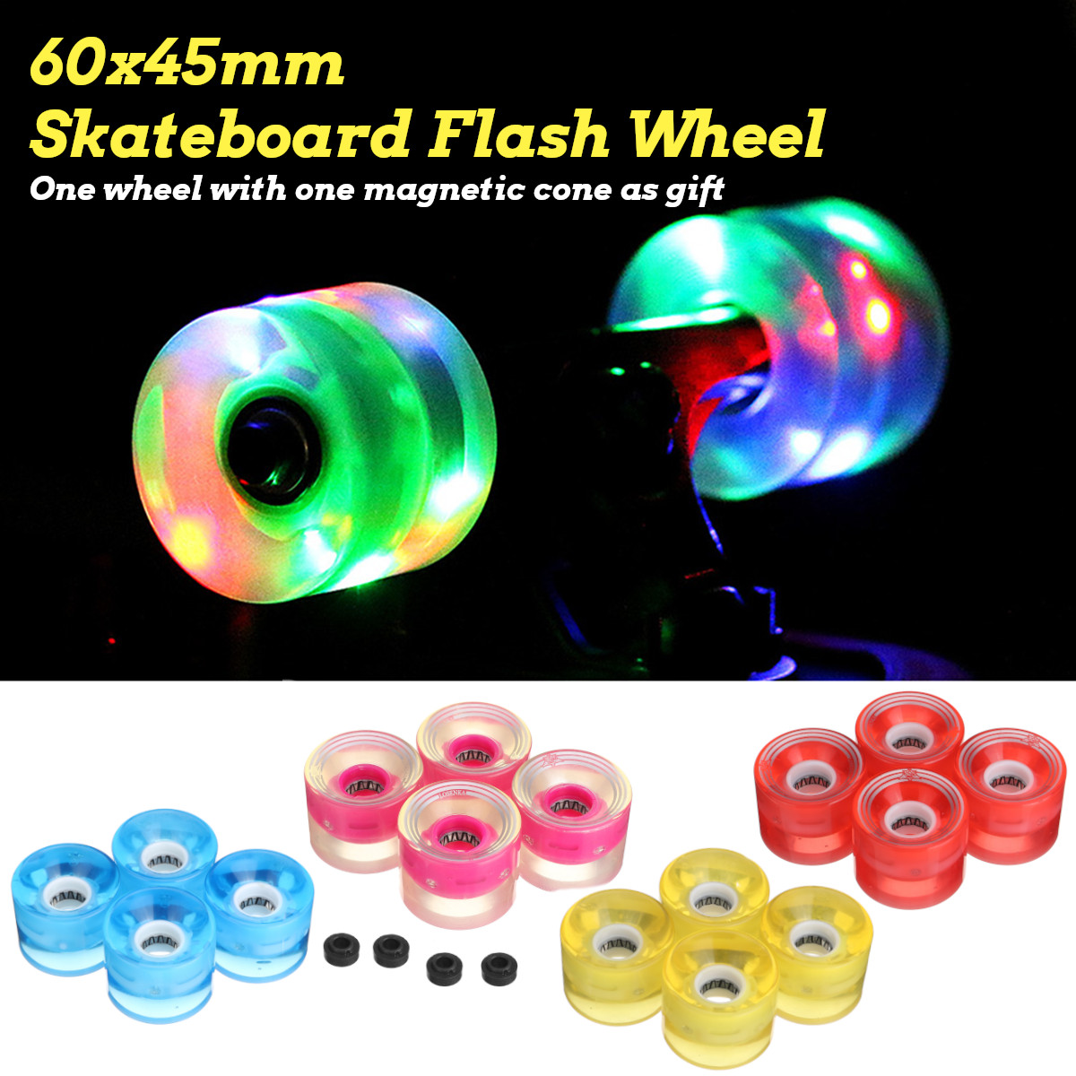 4PCSSet-60x45mm-Skateboard-Wheels-Glow-Flash-Light-Longboard-Light-Wheels-1825550