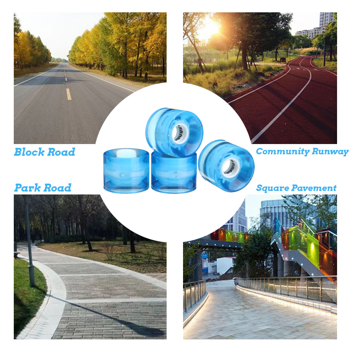 4PCSSet-60x45mm-Skateboard-Wheels-Glow-Flash-Light-Longboard-Light-Wheels-1825550