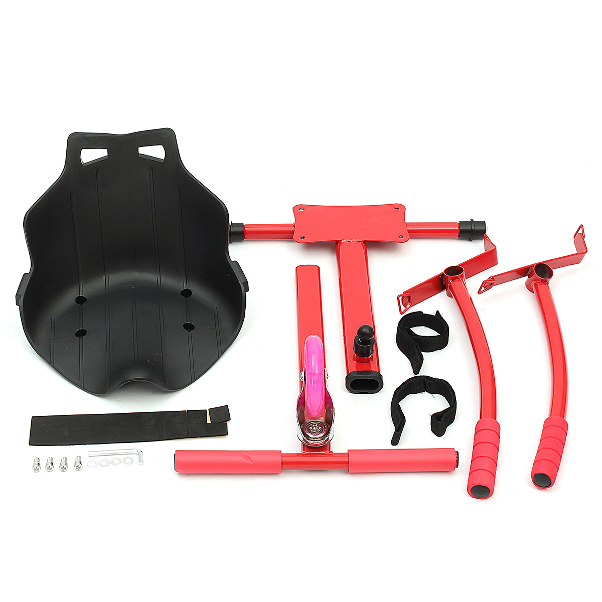 Adjustable-Kart-Seat-Holder-Stand-For-65-8-10-Go-Kart-Balance-Scooter-Red-1426601