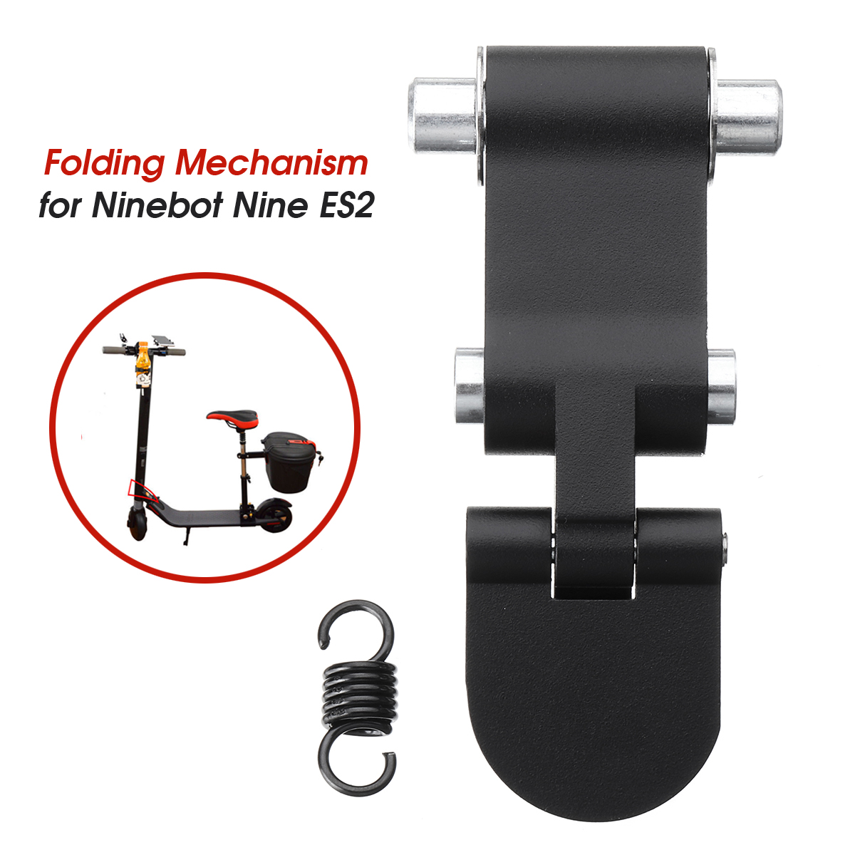 Black-Folding-Mechanism-Repair-Replacement-For-Ninebot-Nine-ES2-Scooter-1413226