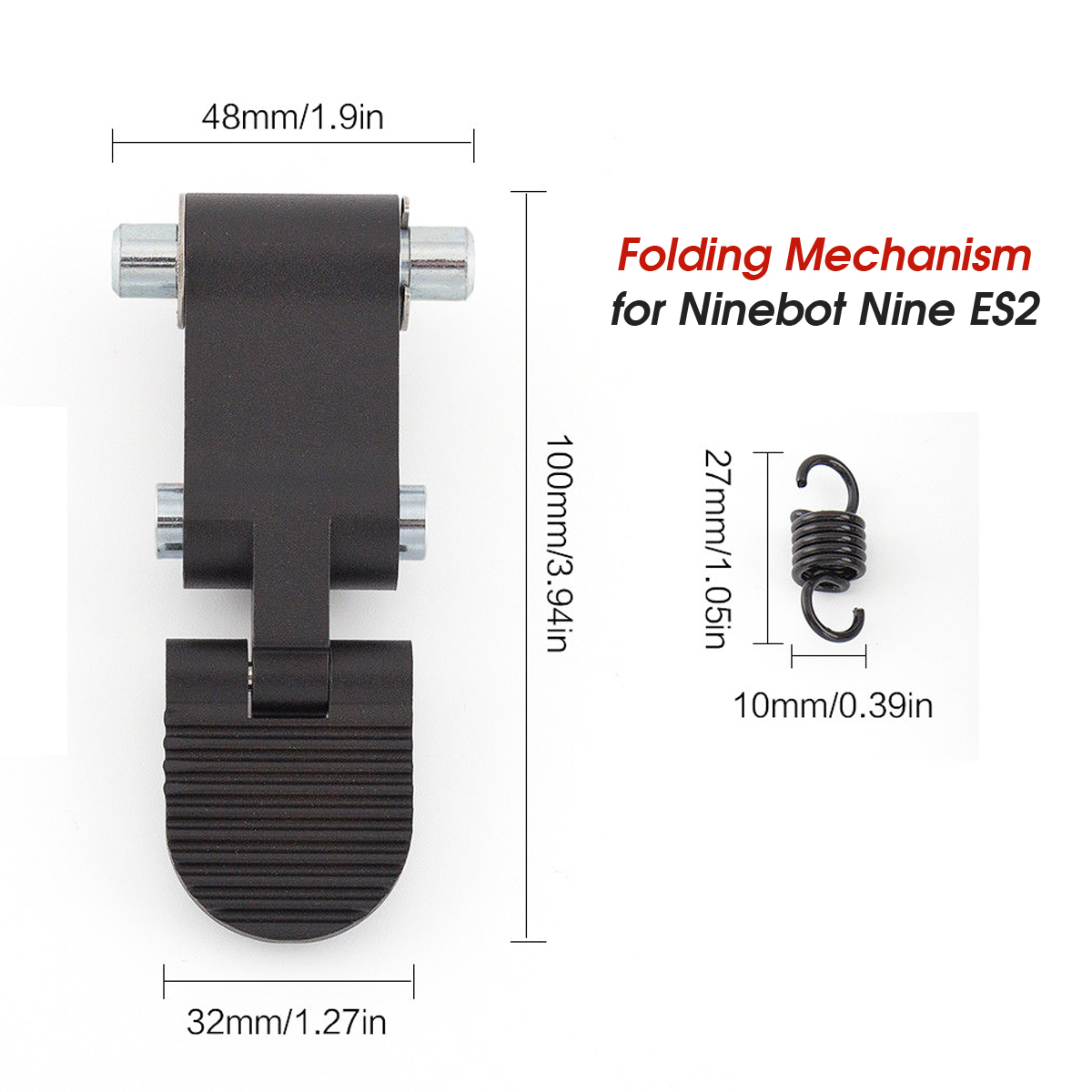Black-Folding-Mechanism-Repair-Replacement-For-Ninebot-Nine-ES2-Scooter-1413226