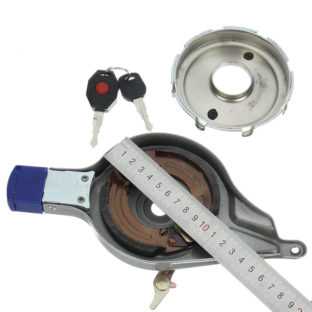Drum-Brake-Pads-100-With-Key-Lock-Rear-Axle-For-Electric-Bicycle-Scooter-Accessory-1808153