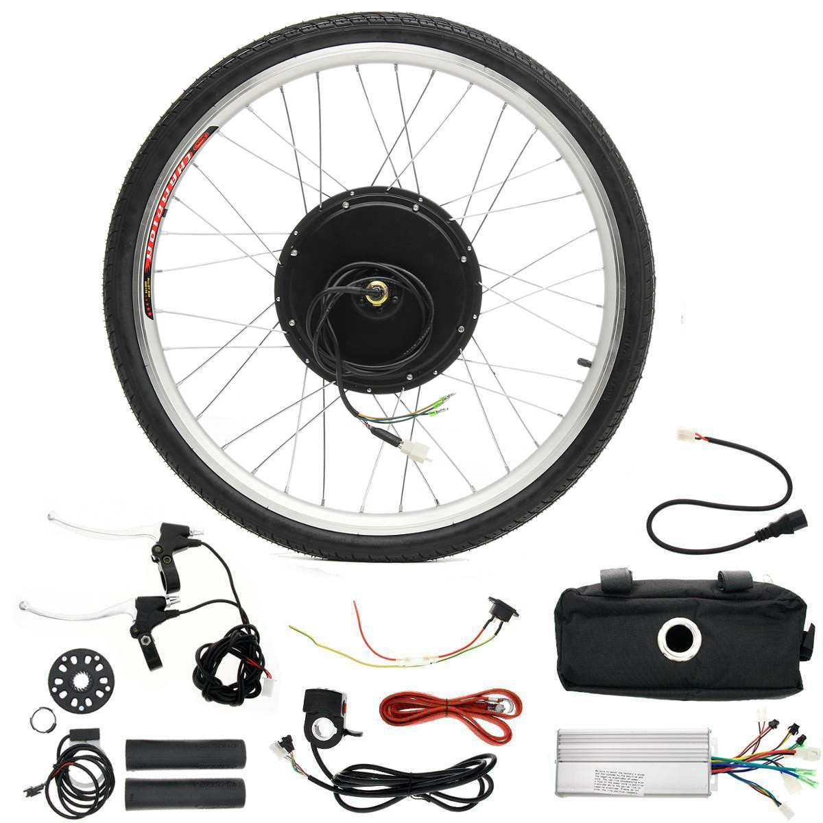LCD--48V-1000W-26inch-Hight-Speed-Scooter-Electric-Bicycle-E-bike-Hub-Motor-Conversion-Kit-1237014