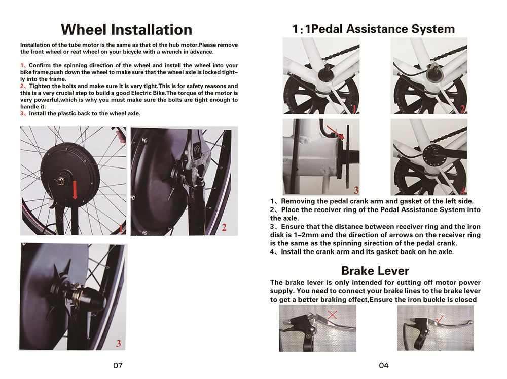 LCD--48V-1000W-26inch-Hight-Speed-Scooter-Electric-Bicycle-E-bike-Hub-Motor-Conversion-Kit-1237014