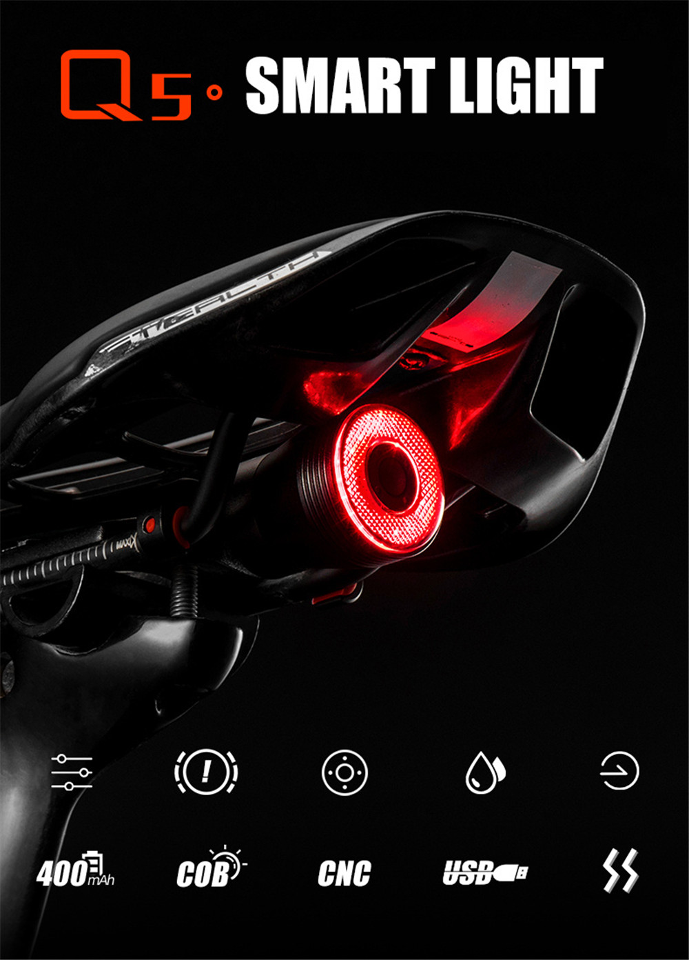 ROCKBROS-Q5-Smart-Auto-Brake-Sensing-Bike-Rear-Light-IPx6-Waterproof-LED-Bicycle-Light-USB-Charging--1810319