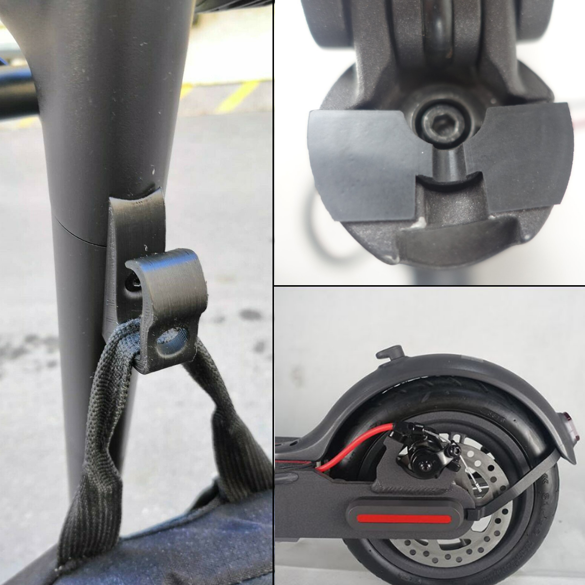 Starter-Kit-Dash-Cover-Mudguard-Support-Hook-Damping-For-M365-Scooter-1531515