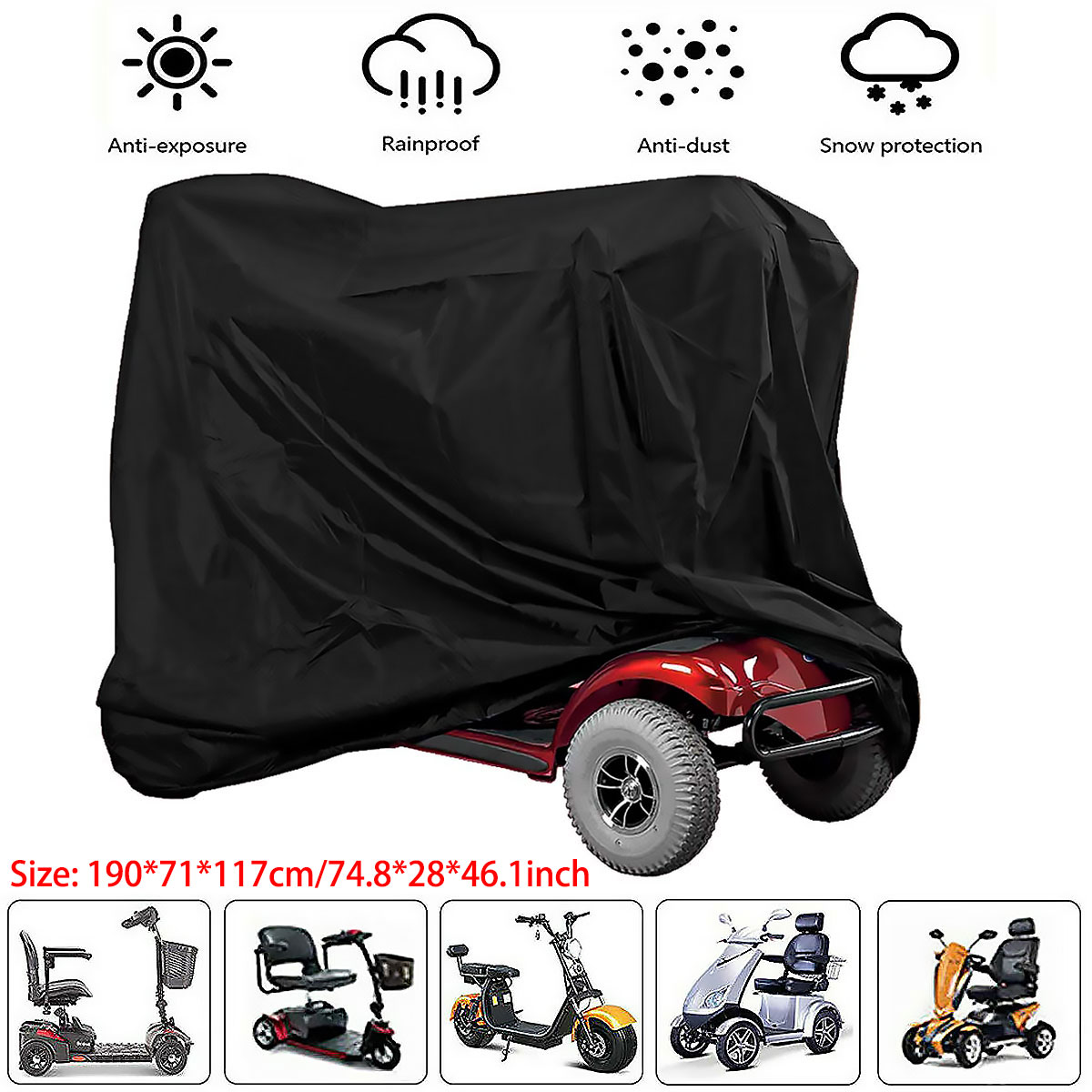 Waterproof-Heavy-Duty-Mobility-Scooter-Storage-Shelter-Cover-Rain-UV-Protector-1819215