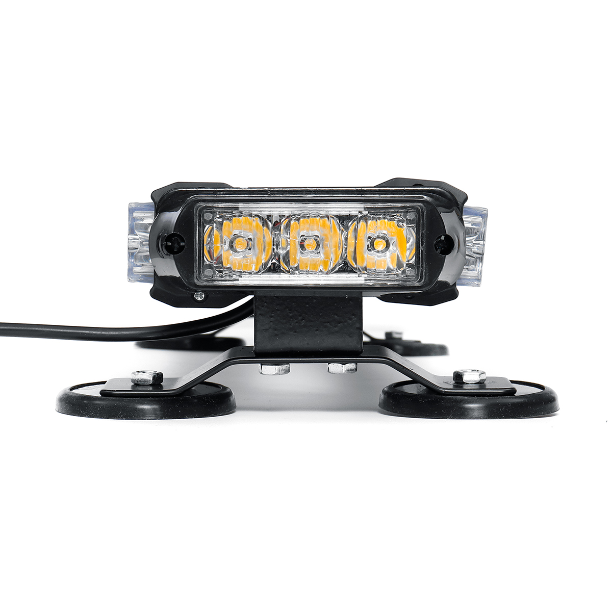 12V-144W-42-LED-Amber-Double-Side-Traffic-Advisor-Strobe-Flash-Light-Bar-Emergency-Light-Magnetic-Un-1589983