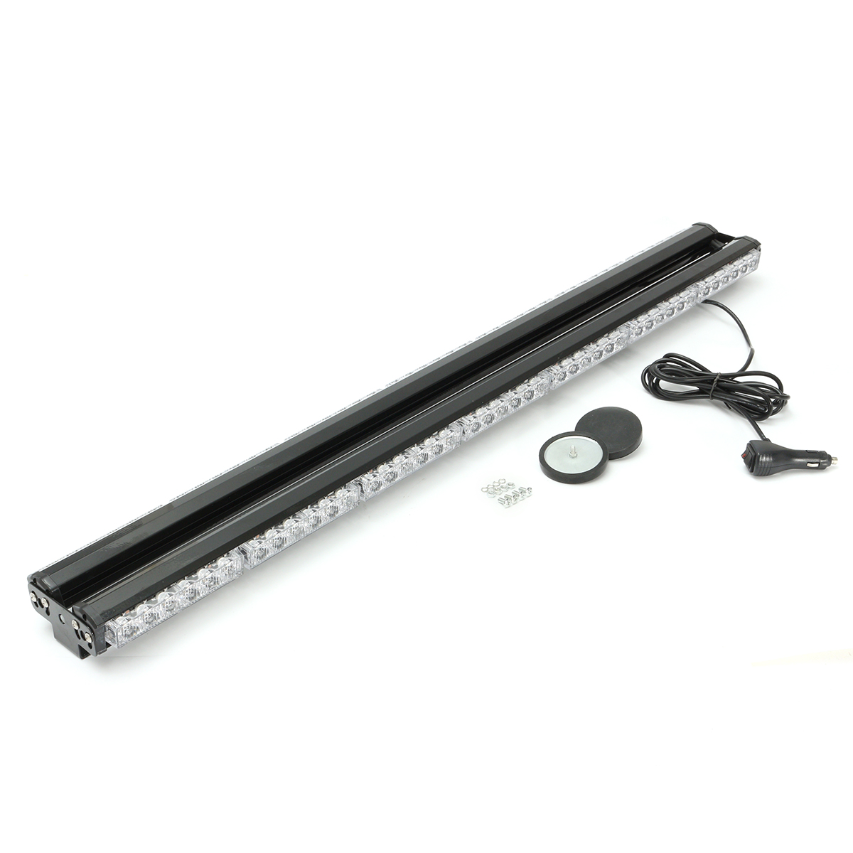 26Inch-162W-LED-Emergency-Warning-Lights-Bar-Double-Side-Flash-Strobe-Lamps-12V-YellowWhite-1417533