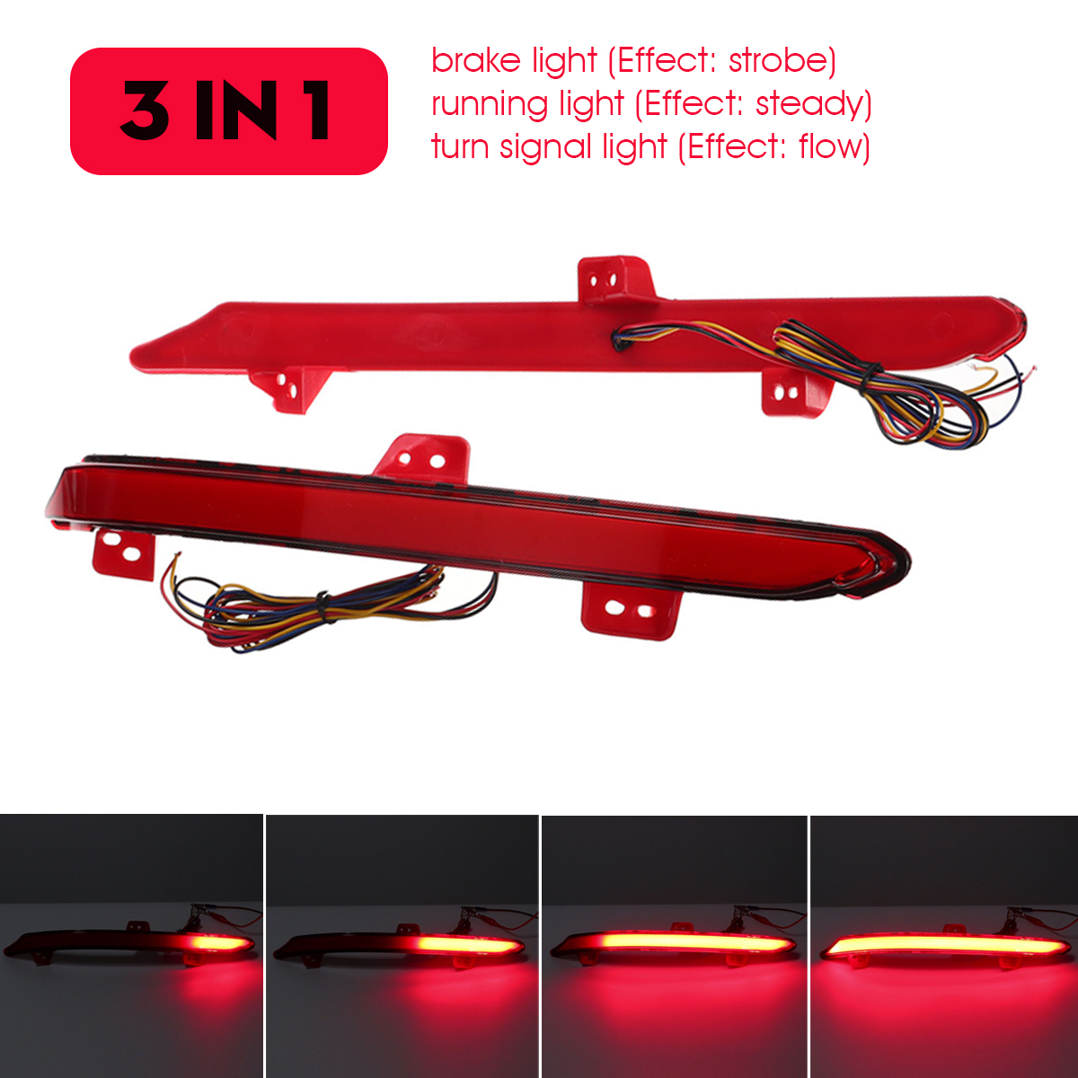 2PCS-Rear-Bumper-Brake-Tail-Lights-LED-Lamp-Reflector-For-Honda-Accord-18-19-1700137