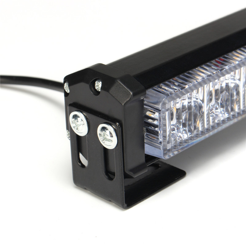 31quot-28-LED-Car-Flashing-Warning-Light-Bar-Traffic-Flash-Strobe-Lamp-DC12V-Amber--White-1346562