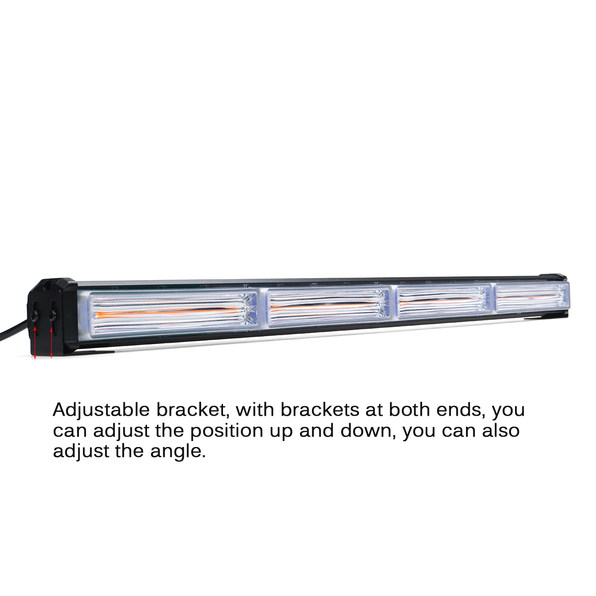 4-LED-1224V-36W-Car-Truck-Strobe-Warning-Flashing-Grill-Light-COB-Lamp-Beads-1778964