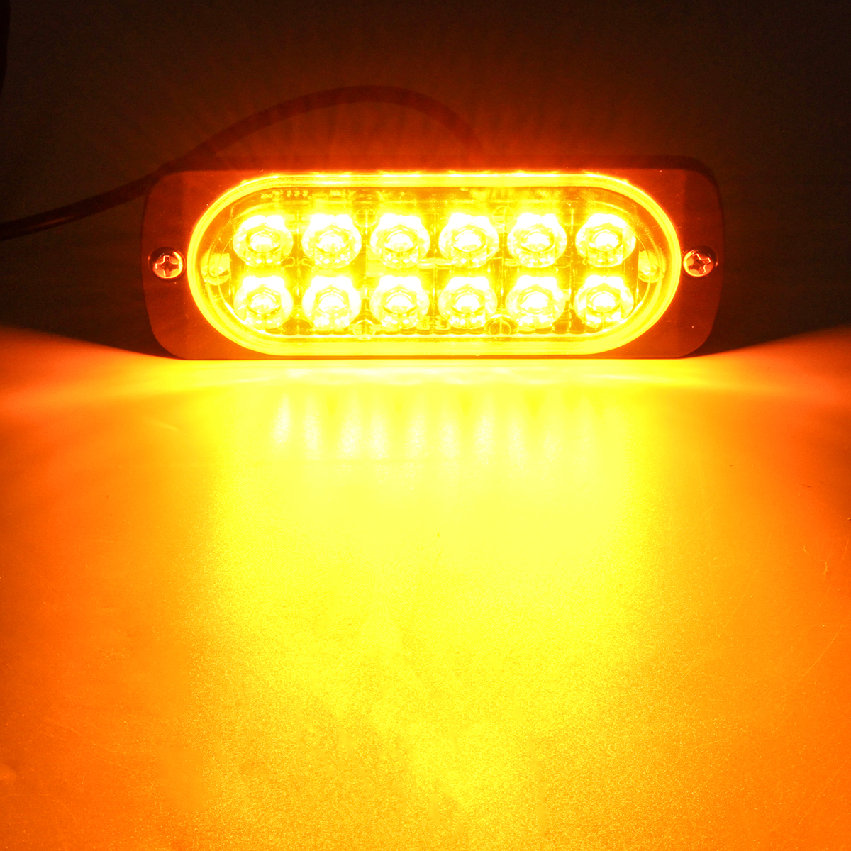 4PCS-36W-12-LED-Ultra-thin-Car-Emergency-Flashing-Lights-Flash-Warning-Strobe-Lamp-1224V-Amber-1611416