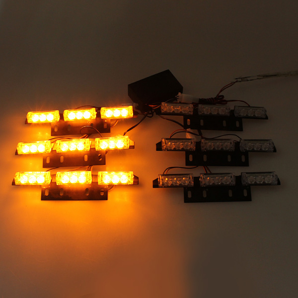 54-LED-Emergency-Strobe-Lights-Front-Grill-Flash-Lamps-with-3-Flashing-Mode-Yellow-for-12V-Vehicles-55171