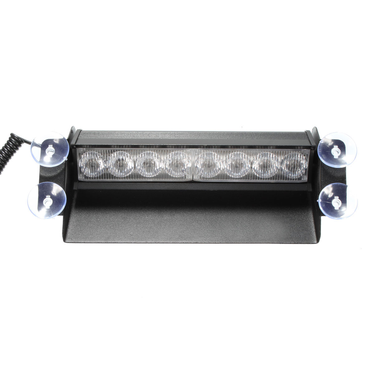 8-LED-Car-Strobe-Flash-Warning-Light-Emergency-Sucker-Wind-Shield-WhiteAmber-1057010