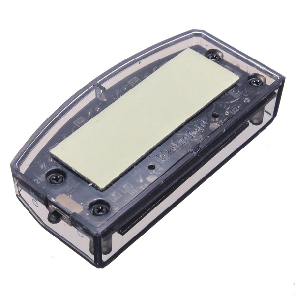 Auto-Solar-Charger-LED-Car-Burglar-Alarm-Warning-Blue-Light-Sensor-Security-994033