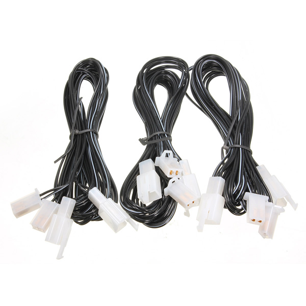 Car-12V-6-Amber-LED-Flashing-Grill-Lights-Bar-Strobes-Warning-Recovery-Breakdown-994034