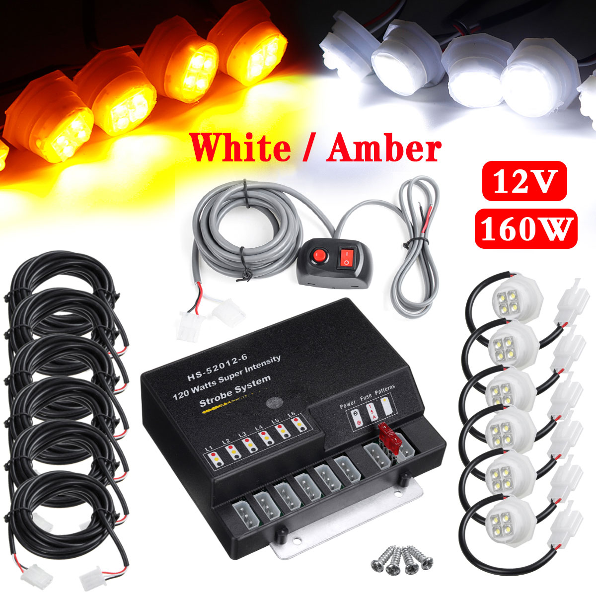 Car-6LED-Bulbs-Hide-Away-Emergency-Hazard-Warning-Flash-Strobe-Light-Kit-12V-120W-1642182
