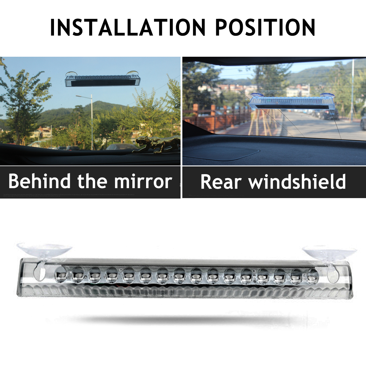 Car-LED-RGB-16-Color-Solar-Remote-Control-Warning-Emergency-Strobe-Light--Anti-tailing-12V-8W-1605079