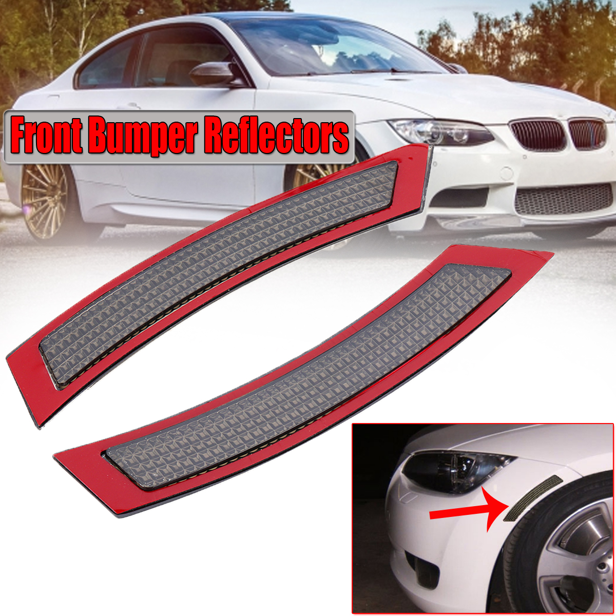 Front-Bumper-Reflector-Lights-Smoke-Color-Pair-for-BMW-E92E93-3-Series-CoupeConvertible-1414127