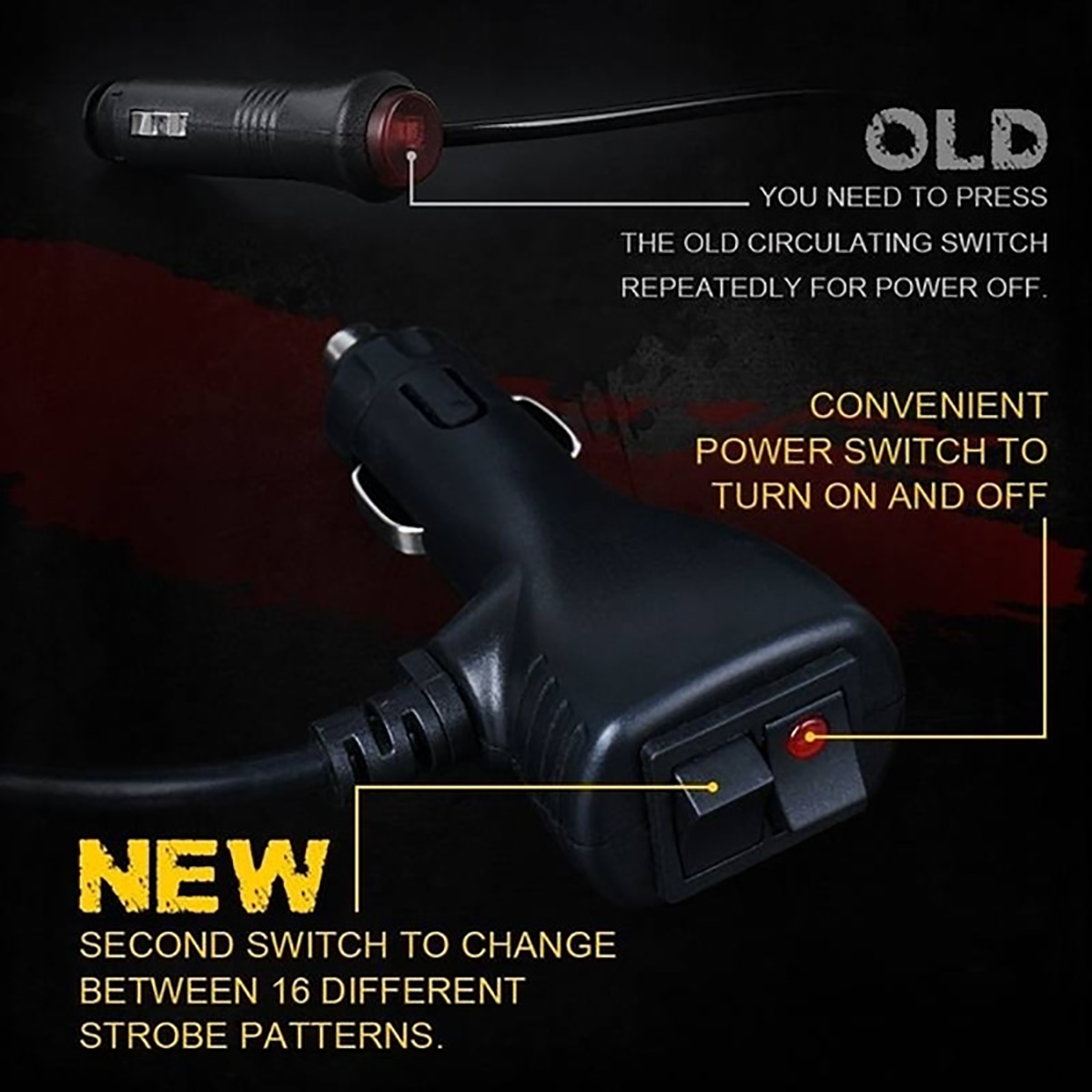 Strobe-Light-36LED-Amber-Recover-Lights-Waterproof-Car-Emergency-Light-Warning-1778966