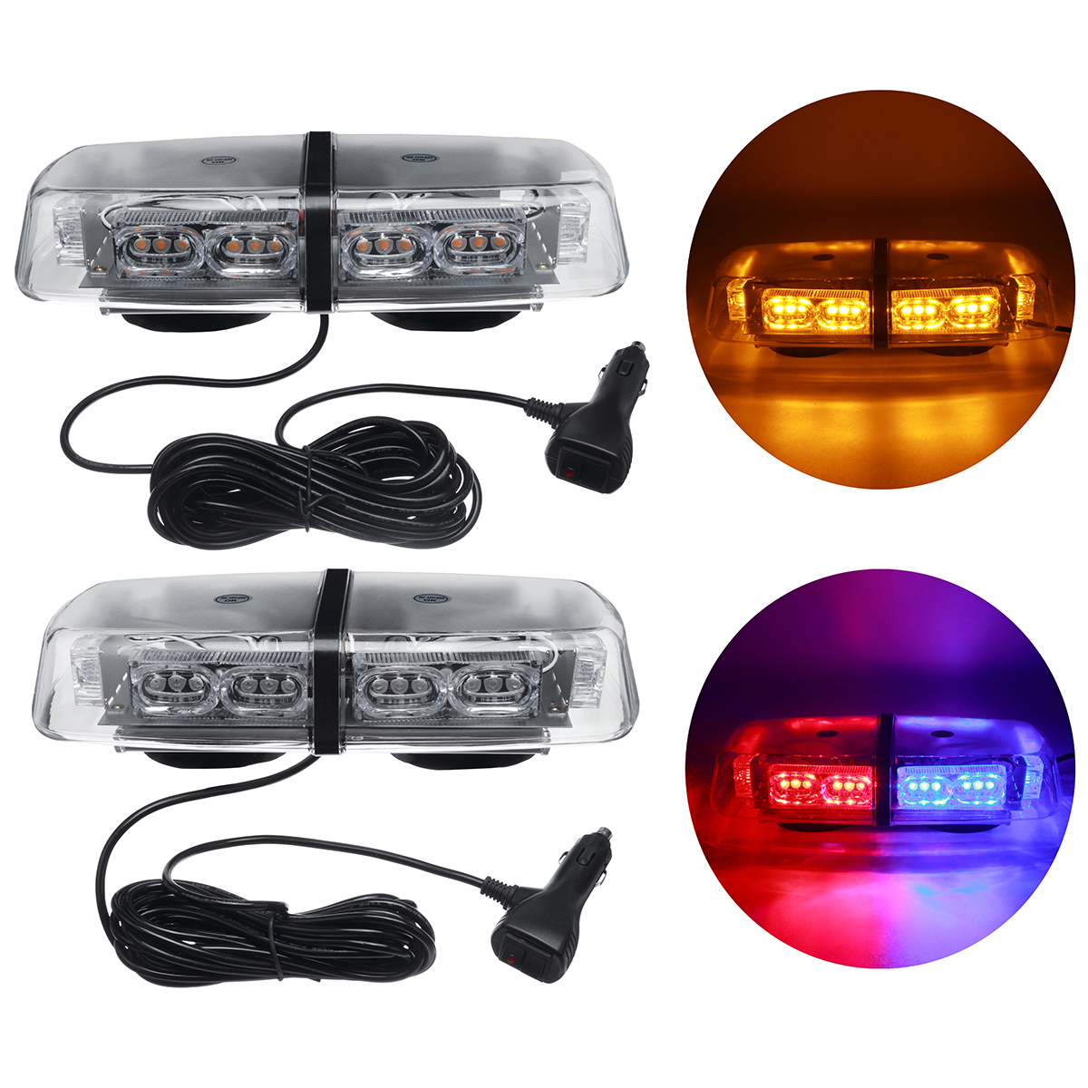 Strobe-Light-36LED-Amber-Recover-Lights-Waterproof-Car-Emergency-Light-Warning-1778966