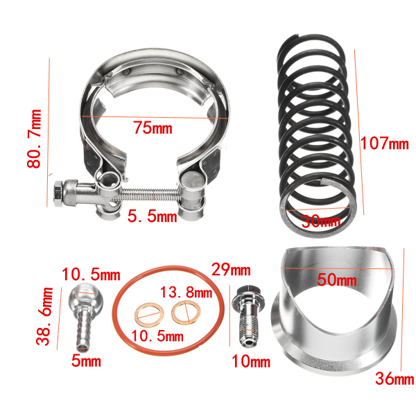 35PSI-50mm-Turbo-Intercooler-Boost-BOV-Blow-Off-Valve-Dump-Aluminum-Universal-1208366