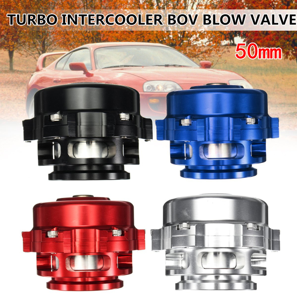 35PSI-50mm-Turbo-Intercooler-Boost-BOV-Blow-Off-Valve-Dump-Aluminum-Universal-1208366