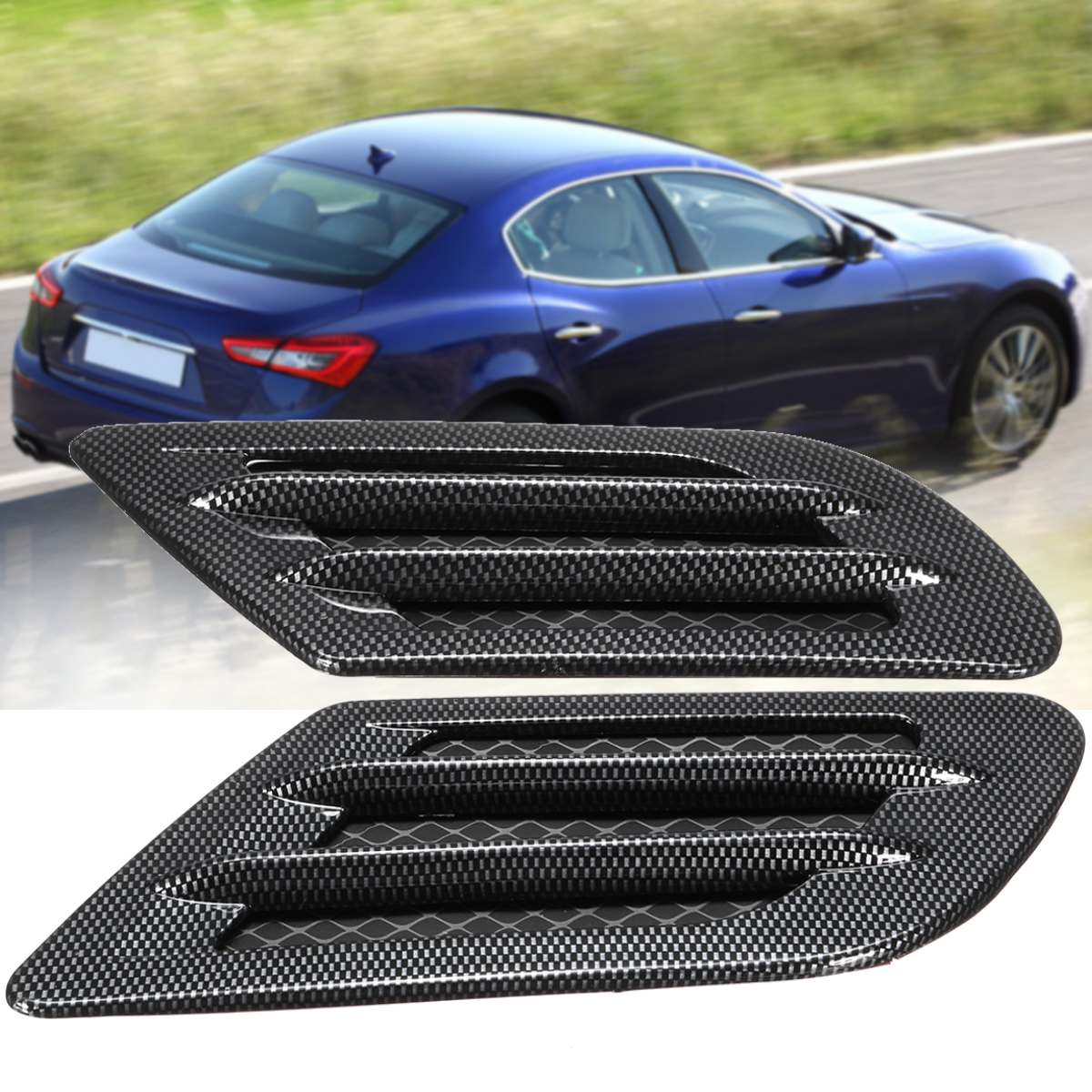2Pcs-Universal-Car-Bonnet-Engine-Cover-Carbon-Fiber-Air-Intake-Flow-Side-Fender-Vent-Hood-Scoop-Stic-1638748