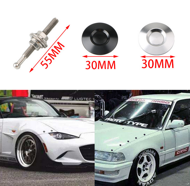 30MM-Universal-Car-Mini-Engine-Hood-Lock-Modified-Button-SilverBlack-1683211