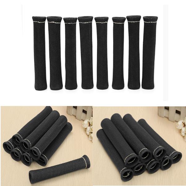 8pcs-75inch-1200deg-Spark-Plug-Engine-Wire-Boots-Heat-Shield-Protector-Sleeve-SBC-BBC-350-454-1099449