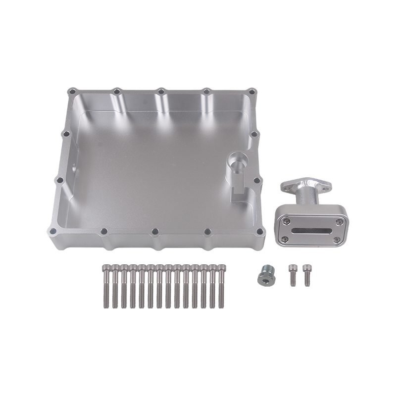 Billet-Oil-Pan-With-Pick-Up-Silver-For-Suzuki-Gsxr-2001-2005-1799945