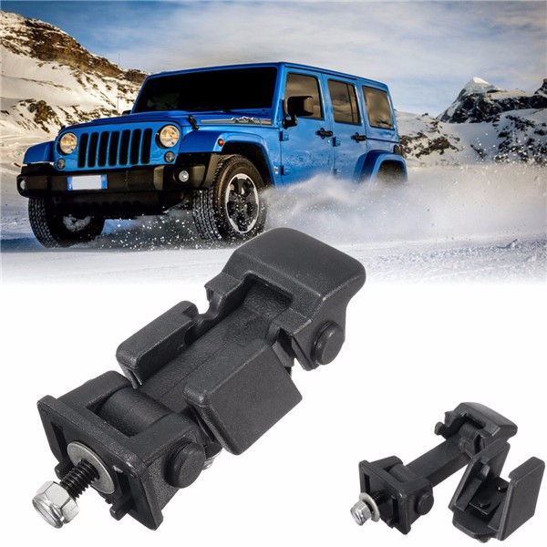 Hood-Catch-Lock-Bracket-Latches-Buckle-for-07-16-Jeep-Wrangler-JK--Unlimited-1102432