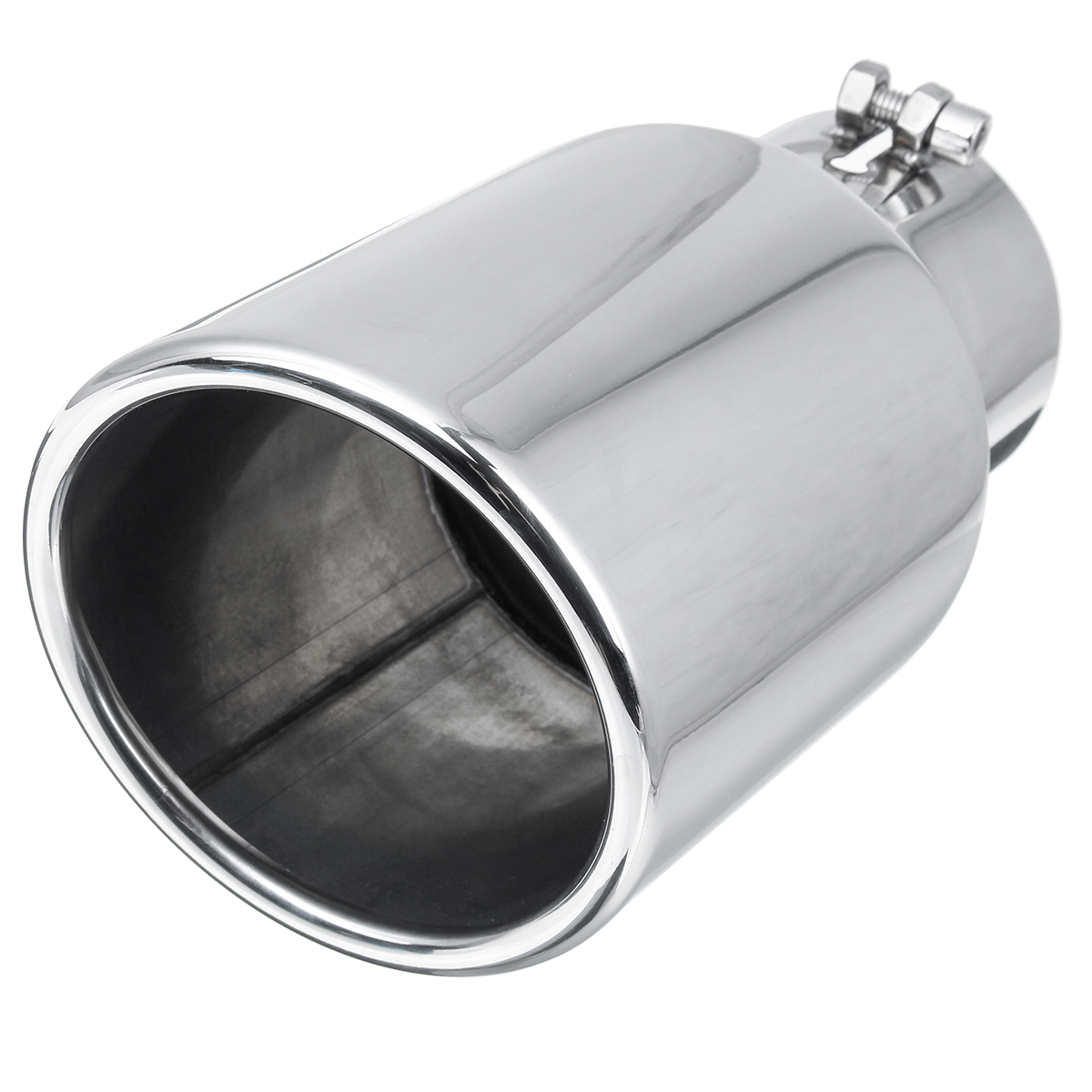 3-Inlet-45-Outlet-Car-Exhaust-Muffler-Pipe-Tail-Tube-Stainless-Steel-1813569